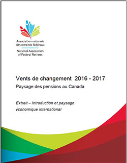 Vents de changement 2016 - 2017. Paysage des pensions au Canada Extrait – Introduction et paysage économique international. Vents de changement 2016 - 2017. Paysage des pensions au Canada Extrait – Introduction et paysage économique international.