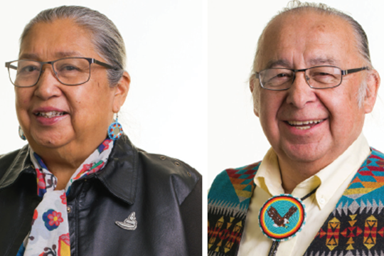 Barbara and Clarence Nepinak. Barbara and Clarence Nepinak.