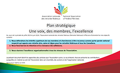 Plan stratégique 2019-2024 — Une voix, des membres, l’excellence Plan stratégique 2019-2024 — Une voix, des membres, l’excellence