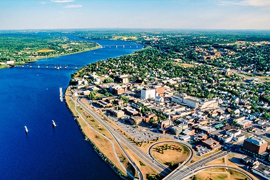 Fredericton, New Brunswick.