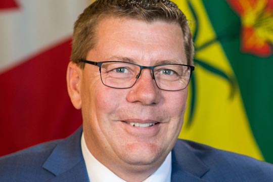 Scott Moe, premier ministre de la Saskatchewan Scott Moe, premier ministre de la Saskatchewan.