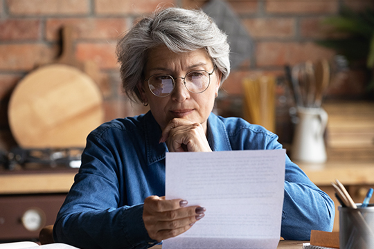 Mise à jour sur les pensions révisées.