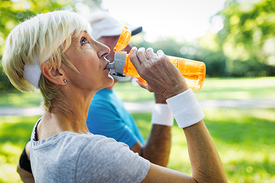 Les personnes âgées et le stress thermique.