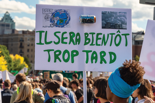 Un écart entre la reconnaissance et la détermination Signer la lecture "Il sera bientôt trop tard"