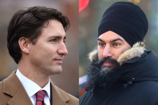 Update on the supply and confidence agreement between the Liberals and NDP. NDP Leader Jagmeet Singh and Prime Minister Justin Trudeau.