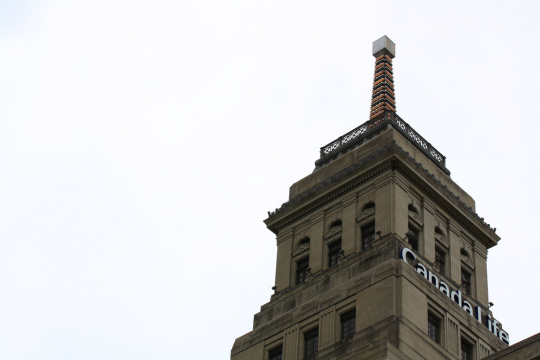 Why did the PSHCP move to Canada Life? Canada Life building in downtown Toronto.
