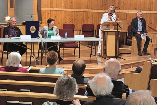 Federal election town hall event. Federal election town hall event.