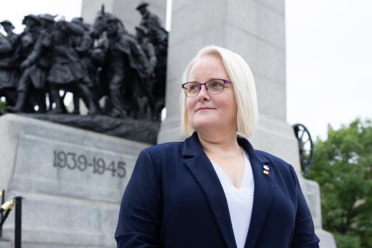 Veterans Affairs Minister Jill McKnight.