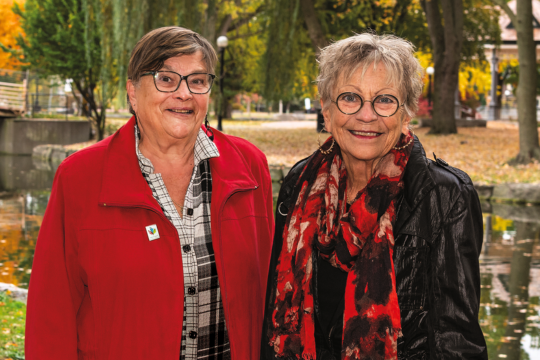 Carol Grieco and Kathy Manzo.