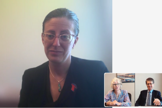 Des représentant·e·s de l’Association  ont rencontré la secrétaire d’État pour les Aînés, Stephanie McLean.