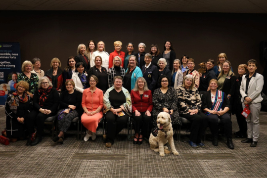 Women veterans from across Canada gathered in Ottawa for the Women Veterans Engage workshop.