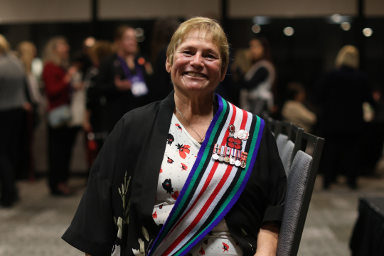 June Smart photographiée lors de l'atelier