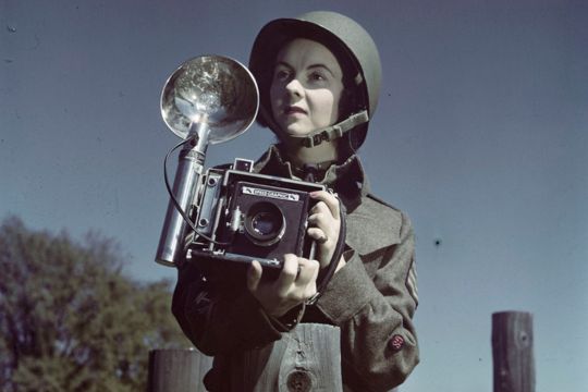 Sergeant Karen Hermiston of the Second World War Canadian Women’s Army Corps (June-July 1944).