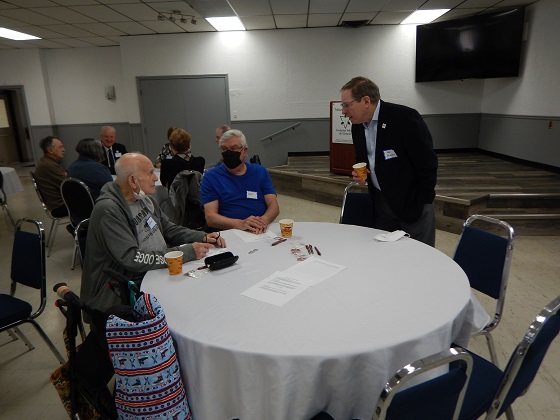 Leo Brooks, Advocacy speaking with members