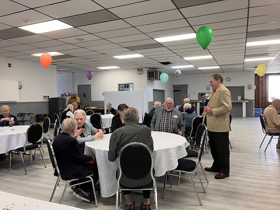 Leo Brooks, Advocacy speaking with attendees