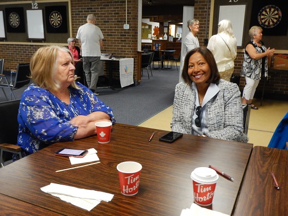 Jackie Akeson, Director-at-large with Pam Bacchus