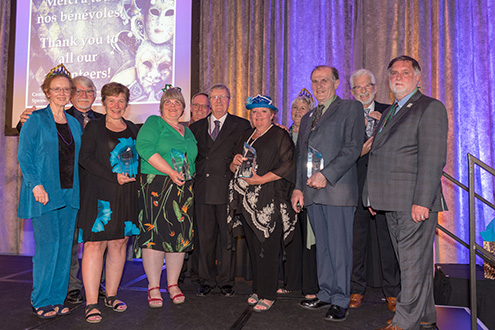 President Jean-Guy Soulière poses with the 2018 branch award winners. From left, Dorian Guerard, Lionel Guerard, Ceci O’Flaherty, Donna Dobson, Tom Higham, Jean-Guy Soulière, Paula Nygaard, Leslie Gaudette, Bernd Hirsekorn, Jean-Marc Demers and Ian Blake. President Jean-Guy Soulière poses with the 2018 branch award winners. From left, Dorian Guerard, Lionel Guerard, Ceci O’Flaherty, Donna Dobson, Tom Higham, Jean-Guy Soulière, Paula Nygaard, Leslie Gaudette, Bernd Hirsekorn, Jean-Marc Demers and Ian Blake.