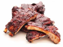 Cooked ribs.
