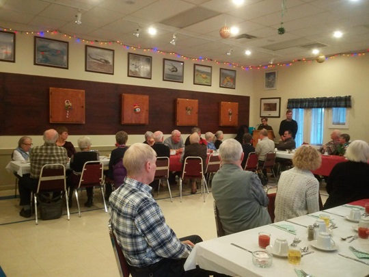 Mr Jamie Barnett speaking on " Away For A Day" Program for Seniors